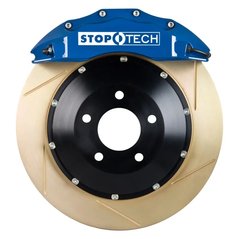 Stoptech Big Brake Kit – Two-Piece Front Slotted Rotor System 1