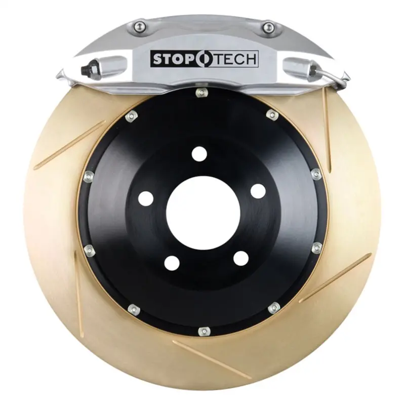 Stoptech Big Brake Upgrade – Front Two-Piece Rotor Kit (Model 83.434.4300.63) 1
