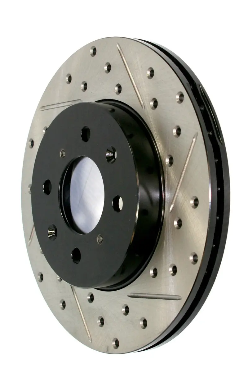 Stoptech Sport Drilled & Slotted Brake Rotor – Front Left (127.34077L) 1
