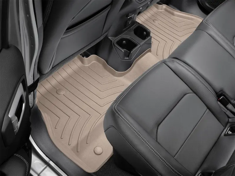 Weathertech 4512302Im Hp Tan Rear Floorliner – Heavy-Duty Custom Fit 1