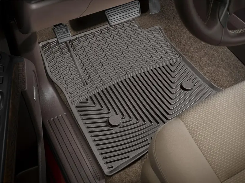 Weathertech W456Co Cocoa All-Weather Rear Floor Mats – Precision Trimmed 1