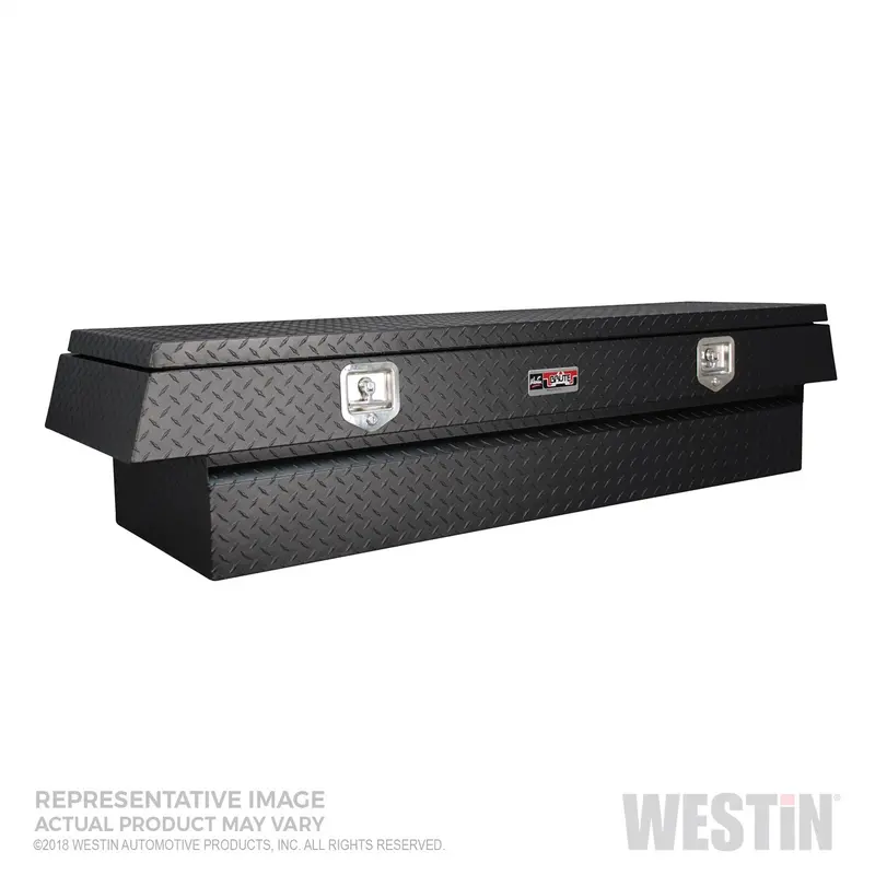 Westin Brute Contractor Topsider Toolbox – 48-Inch Steel Tool Box With Black Diamond Finish 1