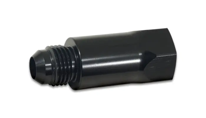 Vibrant Performance External Rollover Valve – -6 An Male / -10 Orb Female, Black Anodized 1